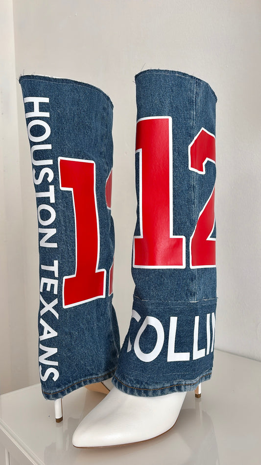 Custom Denim Boots