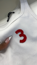 Rhinestone Number Top