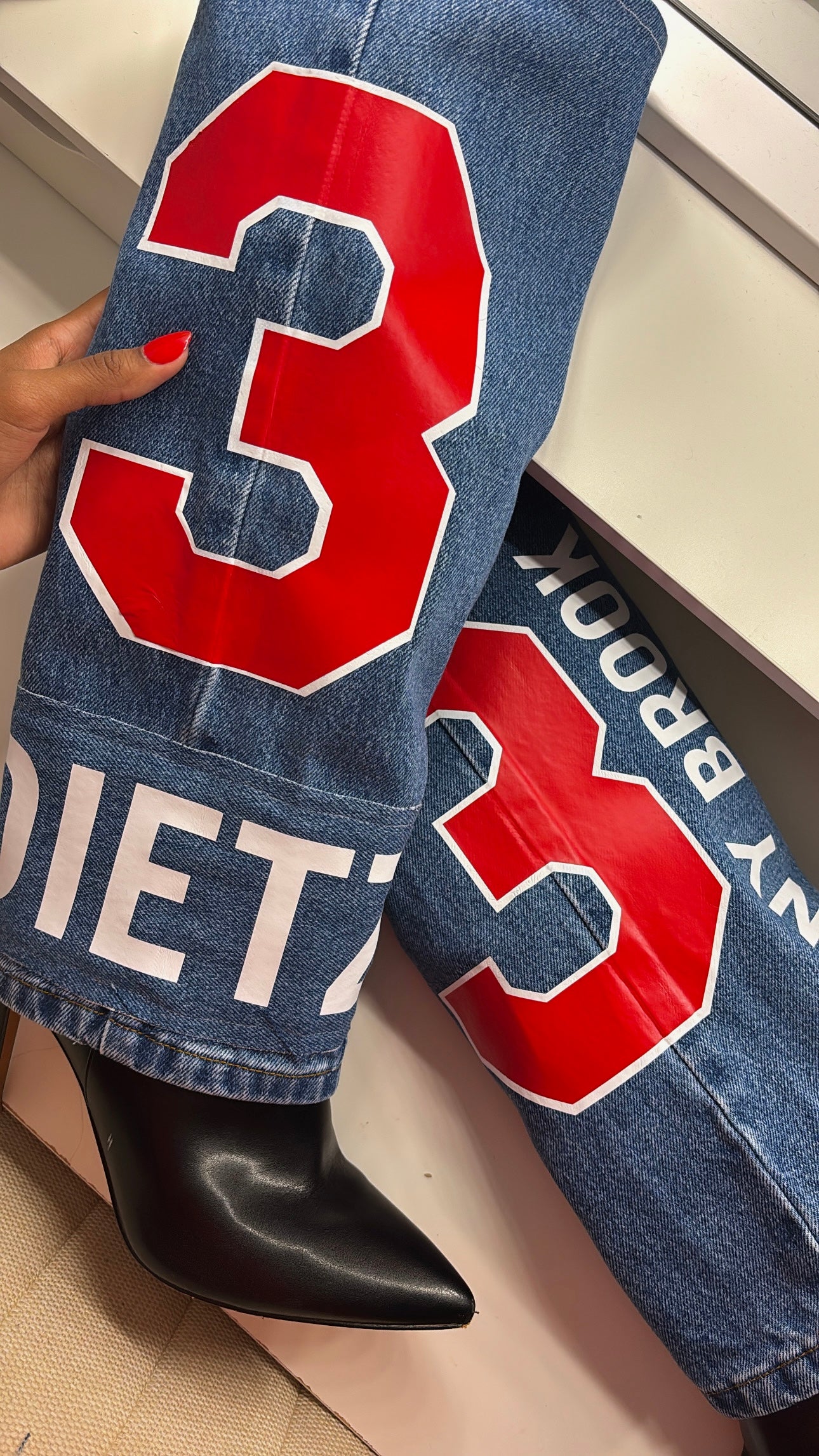 Custom Denim Boots