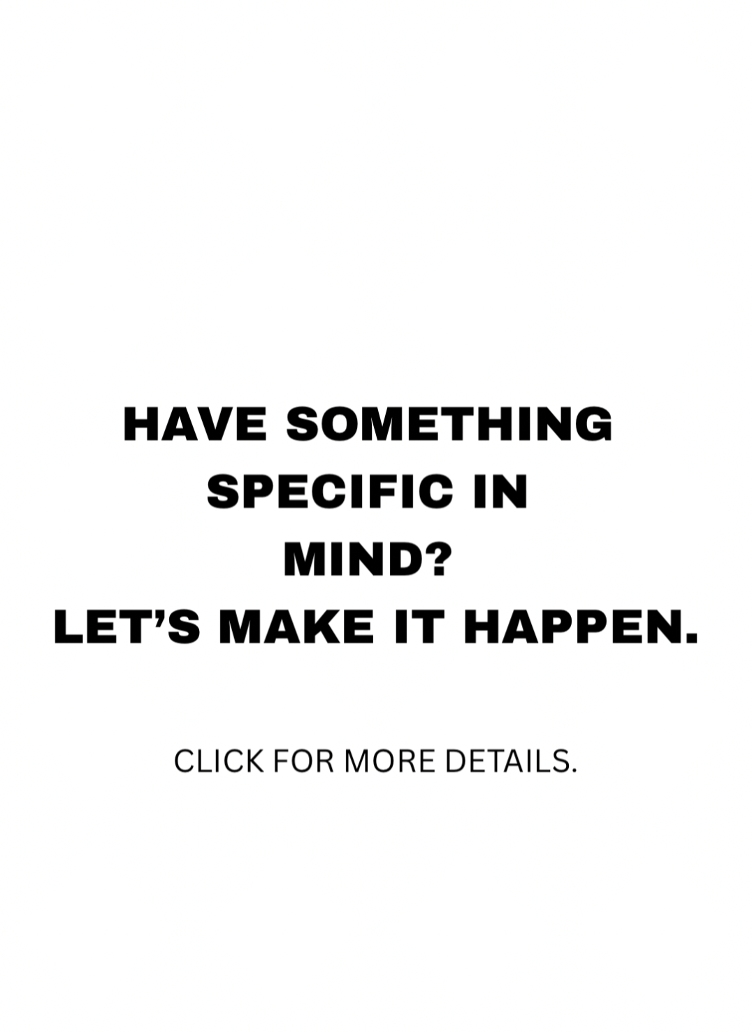 Custom Order Deposit